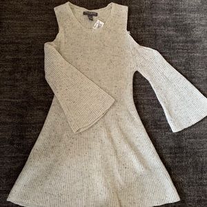 Maternity cold shoulder bell sleeve sweater - NEW